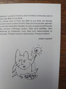 Écrit aux alouettes.