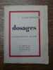 Dosages. Illustrations de M.L. Baugnet. . LUCIEN FRANÇOIS. 