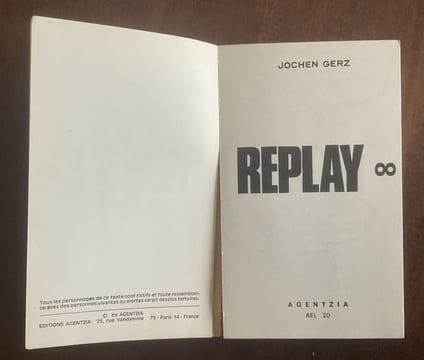 Replay ∞. . GERZ Jochen.