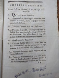 Petit catéchisme, à l'usage du clergé, de la noblesse & du tiers-état de France; publié par ordre de Monseigneur le Bon-sens, premier prince des quatre parties du monde, & rédigé par un Citoyen du Tiers-État.