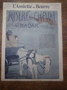 Misère du cheval. L'Assiette au Beurre. Numéro 219, juin 1905.