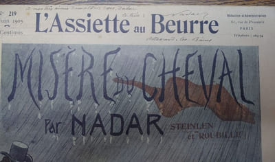 Misère du cheval. L'Assiette au Beurre. Numéro 219, juin 1905.