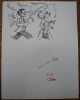 Dessin original sign&eacute;. . GILLES NICOULAUD. 