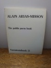 The public poem book. . ALAIN ARIAS-MISSON. 