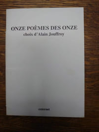 Onze poèmes des onze. Choix d'Alain Jouffroy. 