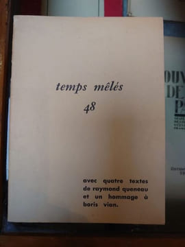 TEMPS MÊLES. Du n°1 au n° 149/150. Verviers, de décembre 1952 à décembre 1977. Collection complète. . ANDRE BLAVIER. JANE GRAVEROL. RAYMOND QUENEAU. 