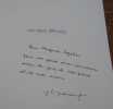 Les yeux CIII CXXV. Frontispice de Jean Dubuffet. . JEAN-LUC PARANT. 