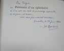 Portraits d'un &eacute;ph&eacute;m&egrave;re. (avec un envoi de l'auteur). . JEAN-MICHEL MAULPOIX. 