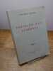 Portraits d'un &eacute;ph&eacute;m&egrave;re. (avec un envoi de l'auteur). . JEAN-MICHEL MAULPOIX. 