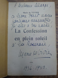 La confession en plein soleil. 