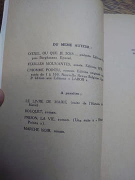 Ma vie a son secret. Roman. . MARIE DE VIVIER.
