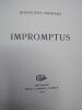 Impromptus. . JEAN-JACQUES DELBOVIER. 