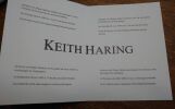 Casino Knokke 87. Deux cartons d'invitation avec un dessin original et une photo originale de Keith Haring. . KEITH HARING. 