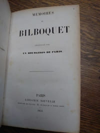 Mémoires de Bilboquet. recueillis par un bourgeois de Paris.