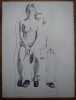 Estampe originale, sign&eacute;e au crayon par Roland Delcol. Num&eacute;rot&eacute;e 65/99. . ROLAND DELCOL. LOUIS SCUTENAIRE. 