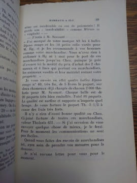Correspondance. 1888-1891. Préface et note de Jean Voellmy. (Grand papier). . ARTHUR RIMBAUD. 