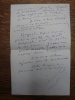 Cinq lettres autographes sign&eacute;es de Jacques Chardonne &agrave; Roger Nimier dat&eacute;es de 1955. . JACQUES CHARDONNE, ROGER NIMIER. 