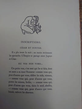 La fille d'auberge, inscriptions, priapées. Illustrée par Gabriel Fournier. . VIRGILE. 
