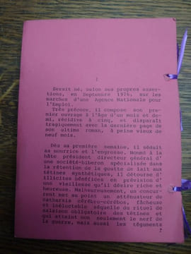 Alice-Crime. Pris de l'autosatisfaction. 1979. . HURL BARBE. 