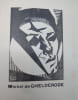 La corne d'abondance. Avec un portrait de l'auteur dessin&eacute; et grav&eacute; sur bois par Roger Van Gindertael. . GHELDERODE Michel de. 