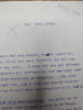 Lettre sign&eacute;e d’une page, in-4&deg;, dat&eacute;e du 26 octobre 1912, adress&eacute;e &agrave; l'agent litt&eacute;raire anglais Charles Francis Cazenove depuis le 9 Chesham Street, ...
