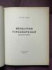 Révolution typographique depuis Stéphane Mallarmé. . DAMASE Jacques. 