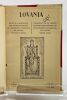 LOVANIA.  Groupement du Katanga. Revue du n°1 au n°58. 1943-1961.. 