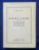 Poèmes choisis.Traduits par divers auteurs : NOLHAC, V. LARBAUD, J. SUPERVIELLE, R. VAN NUFFEL, etc.. FIUMI Lionello. 