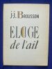 Eloge de l'ail.. J-J. BROUSSON. 