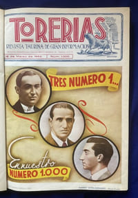 TORERIAS. Revista taurina de gran informacion. 7 numéros.