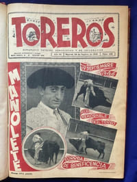 TOREROS. Semanario taurino. Humoristico y de informacion. 1946-1951. 30 numéros.