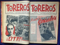 TOREROS. Semanario taurino. Humoristico y de informacion. 1946-1951. 30 numéros.
