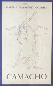 Le Boiteux se révolte. Dessin original signé. Paris, 1962.