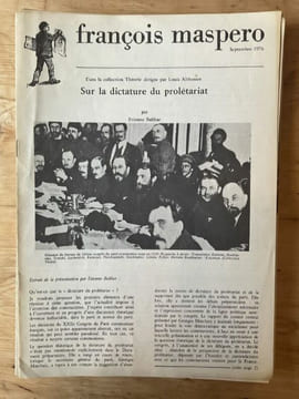 Editions et librairie Maspéro. Ensemble de documents. Catalogues, bulletins, tracts, textes.... MASPERO François.