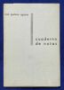 Cuaderno de notas.. RAOUL GUSTAVO AGUIRRE. 