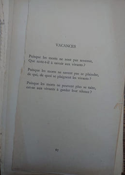 Le fleuve caché. Poésies (1924-1960). Maquette projet du choix de textes proposés par l'auteur.. JEAN TARDIEU. 