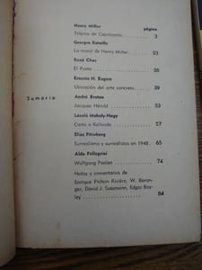 CICLO. Revue surréaliste. Buenos Aires. 2 numéros. 1948-1949.