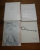 Ensemble de 4 catalogues d'exposition. . PIERRE KLOSSOWSKI. 