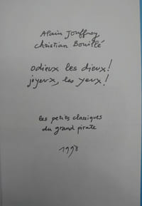 Odieux les dieux! joyeux les yeux!