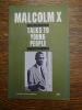 Talks to young people. 1968. . MALCOM X. 