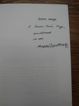 La fin et la manière. En préface Lettre rouge par Alain Jouffroy. . J.-P. DUPREY.