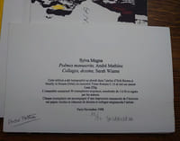 Sylva Magna. Poèmes manuscrits. André Mathieu. Collages, dessins. Sarah Wiame.
