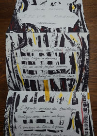 Sylva Magna. Poèmes manuscrits. André Mathieu. Collages, dessins. Sarah Wiame.