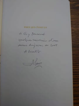 Parce que c'etait lui. . JOUBERT Alain.