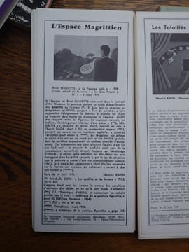 Tracts de la Tendance Populaire Surréaliste. Quatre pochettes. Complet. . RAPIN, DORS, MAGRITTE.