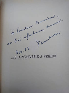 Les Archives du Prieuré. . NEUHUYS Paul.