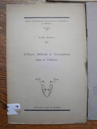 Folklore. Ensemble de 3 plaquettes.