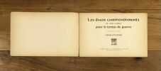 Les douze commandements de Lord Curzon pour le temps de guerre, interprétés et illustrés par Christophe.. CHRISTOPHE. Lord CURZON. 