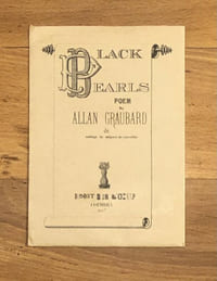 Black Pearls. Poème, collage & courrier.