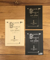 Black Pearls. Poème, collage & courrier.